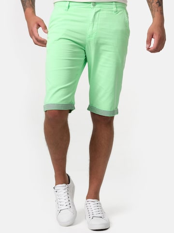 Pantalon chino 'A206' Tazzio en vert : devant