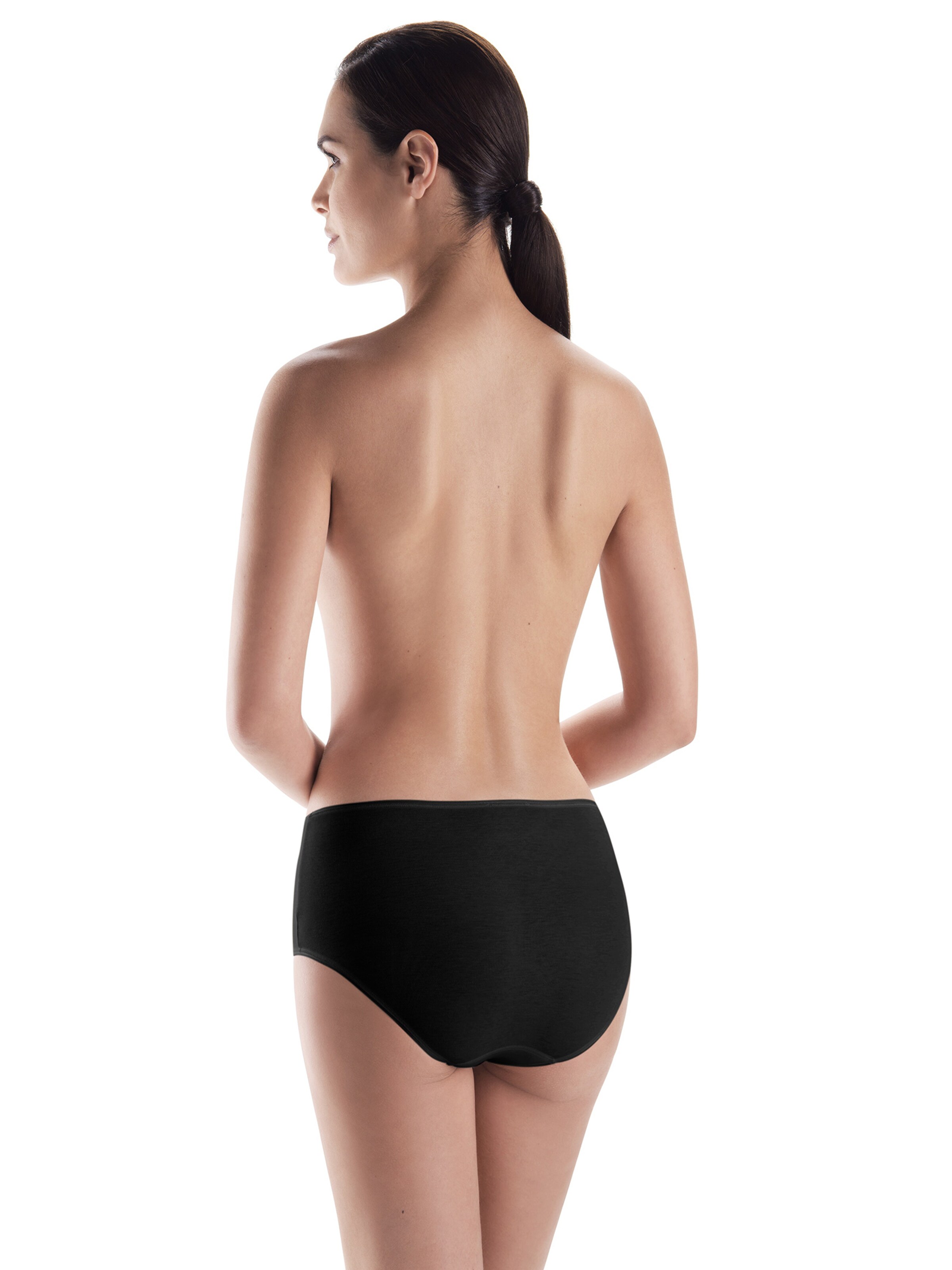 Slip ' Cotton Seamless ' Hanro en noir