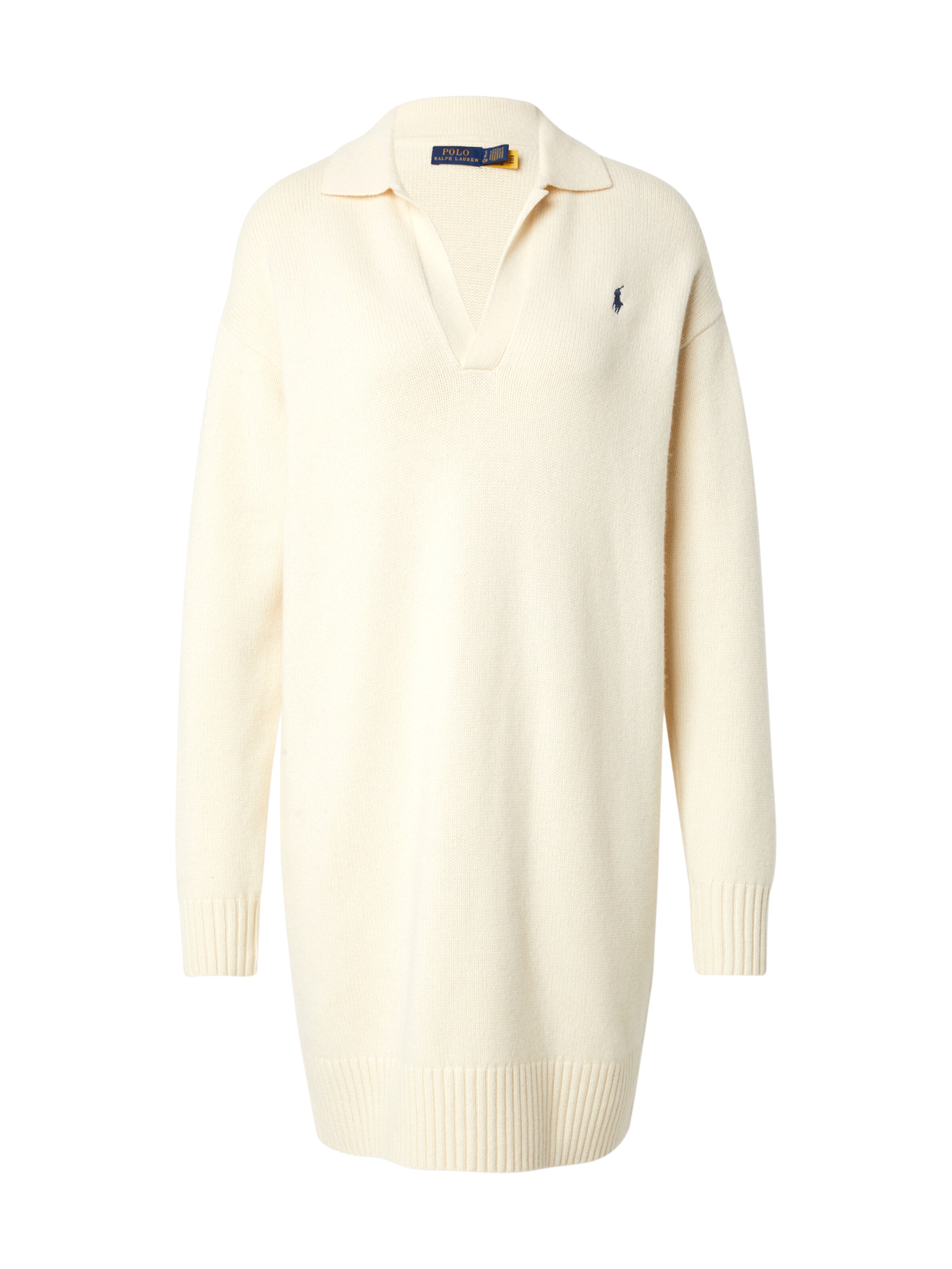 Polo Ralph LaurenPletena haljina - bež boja: prednji dio