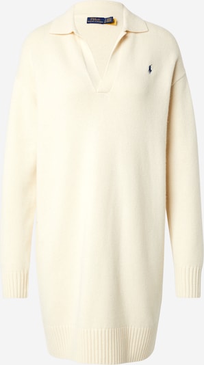 Rochie tricotat Polo Ralph Lauren pe crem / bleumarin, Vizualizare produs
