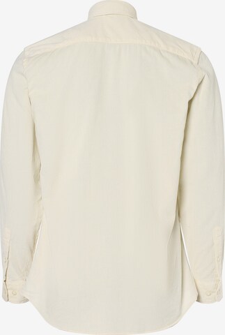 Nils Sundström Regular fit Button Up Shirt ' ' in Beige