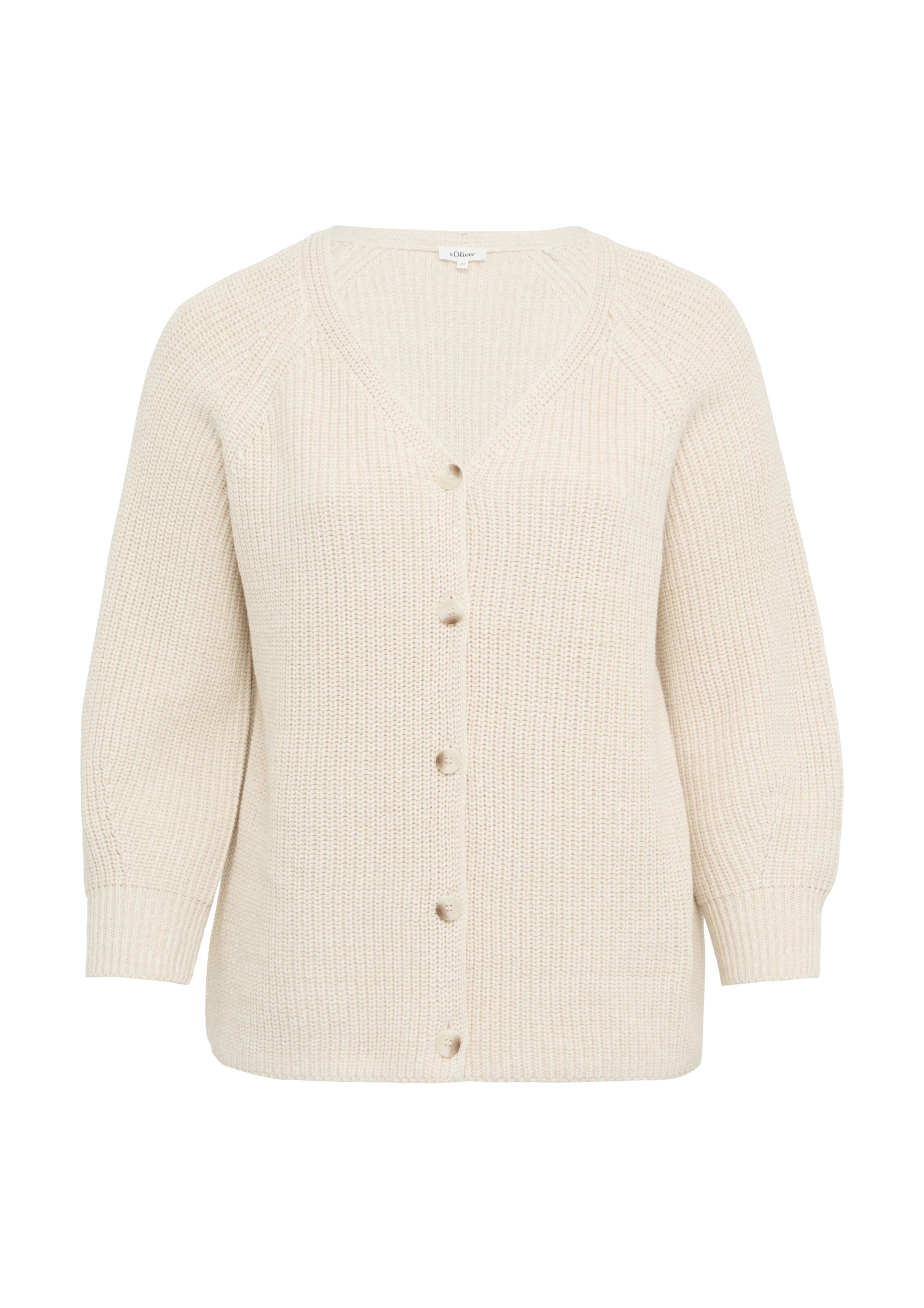 Cardigan s.Oliver en beige : devant