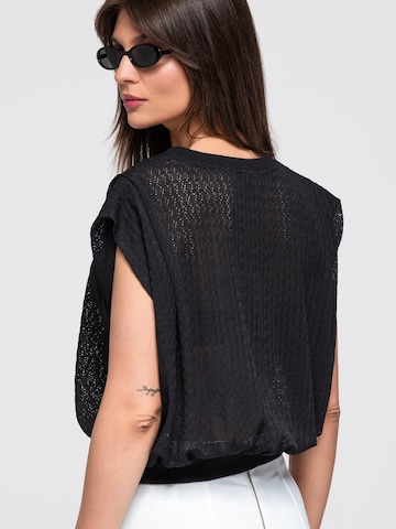 Ombre Blus i svart