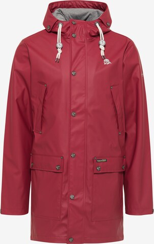 Schmuddelwedda Between-seasons coat in Red: front