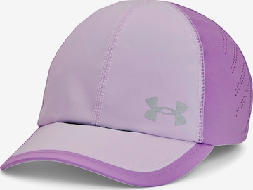 UNDER ARMOUR Athletic Cap 'Launch Adjustable' in Purple: front