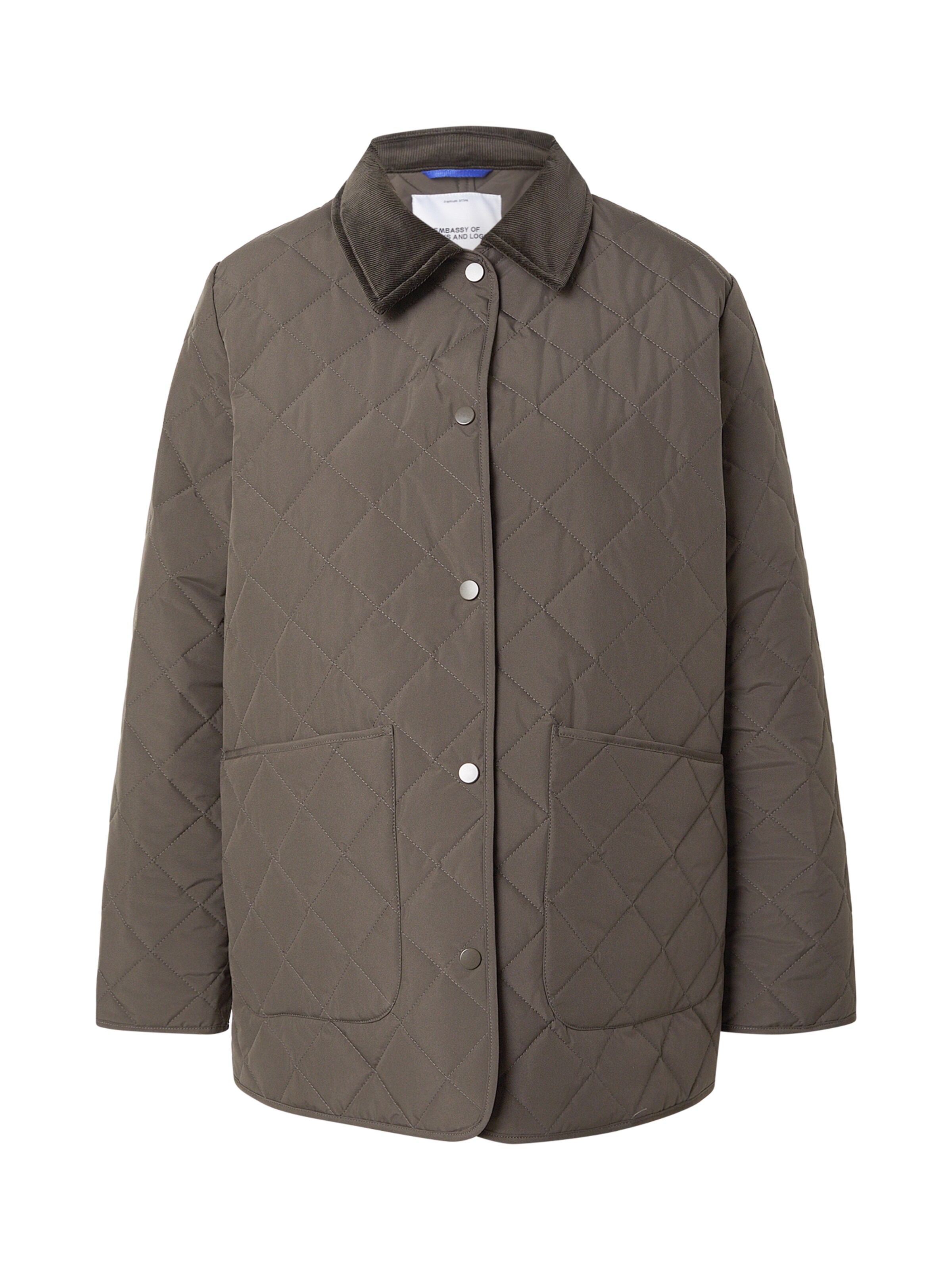 Geacă de primăvară-toamnă de la Embassy of Bricks and Logs pe verde: față