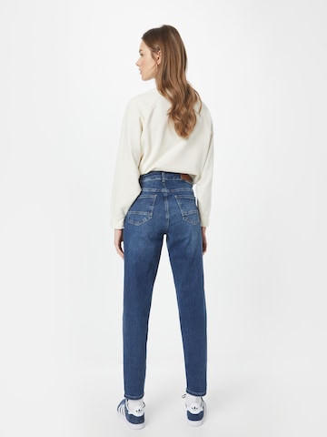 MORE & MORE Slimfit Jeans in Blauw