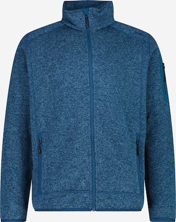 CMP Athletic Fleece Jacket in Blue: front