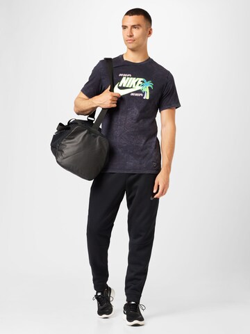 melns Nike Sportswear T-Krekls 'BEACH PARTY'