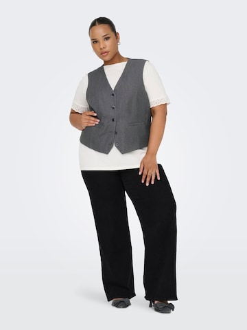Gilet de costume ONLY Carmakoma en gris