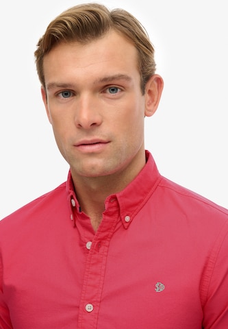 Superdry Slim Fit Hemd in Pink