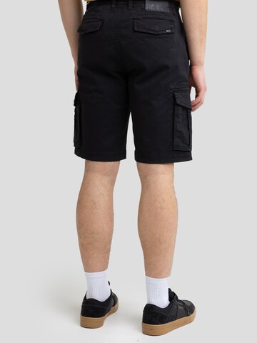 BIG STAR Regular Cargo trousers 'Morrise' in Black