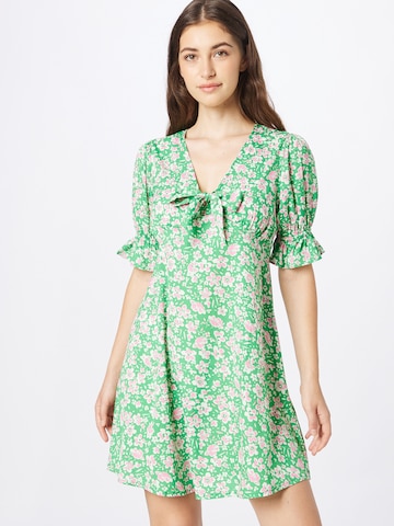 Oasis Dress in Green: front