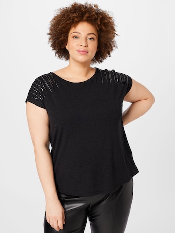 ABOUT YOU Curvy Shirt 'Hilde' in Grey: front