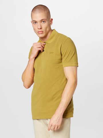 BOSS Orange Regular Fit Poloshirt 'Prime' in Grün: predná strana