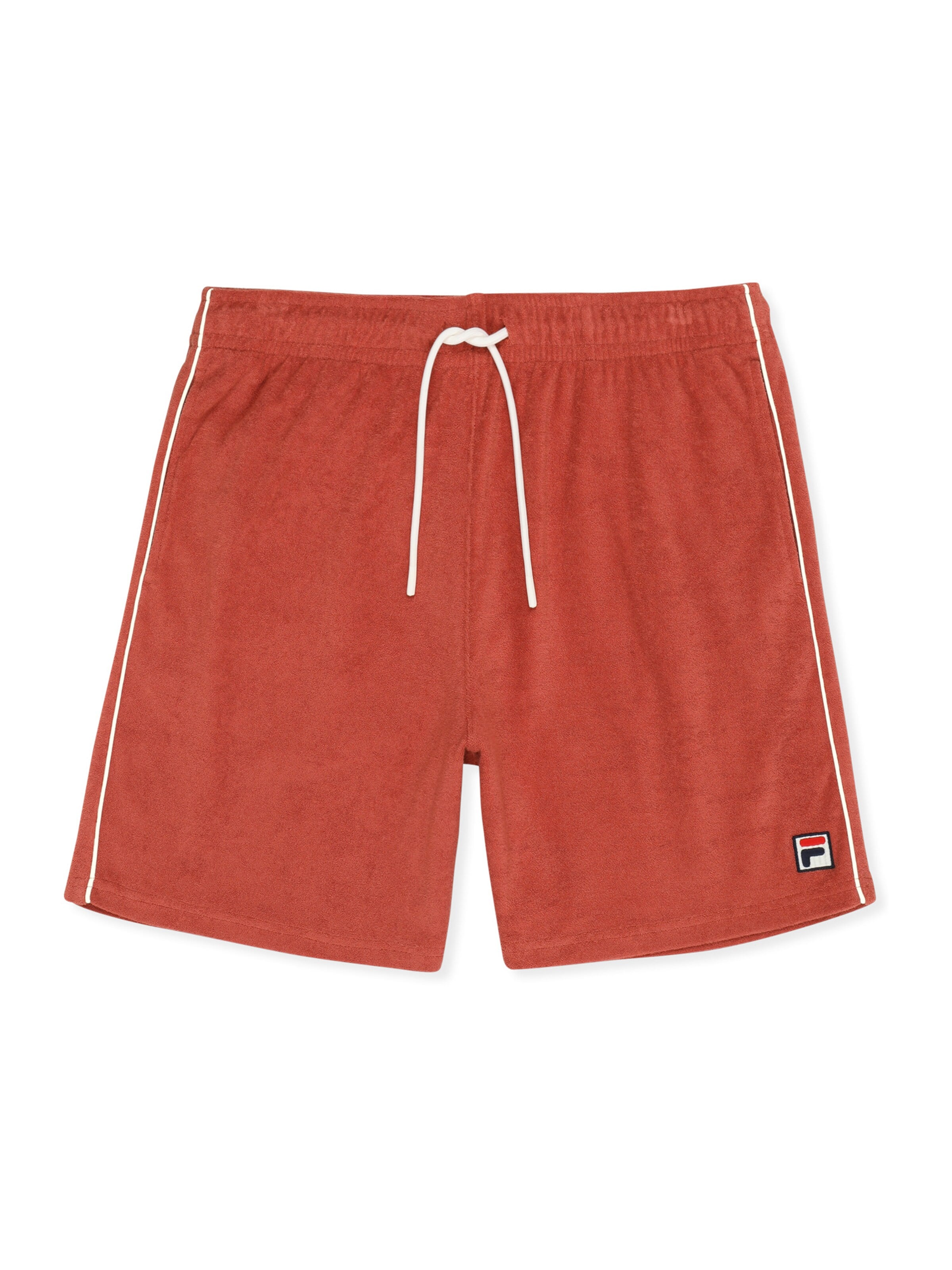 regular Pantaloni 'EMPOLI regular towelling shorts' di FILA in rosso