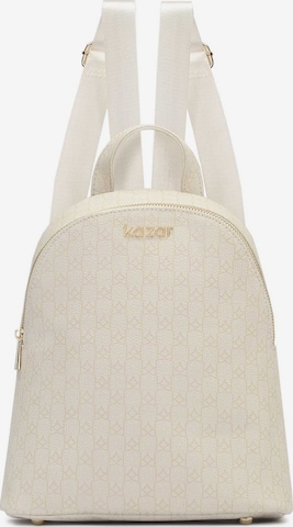 Kazar Backpack in White: front