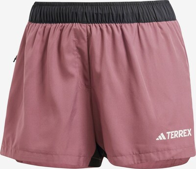 ADIDAS TERREX Pantalon de sport en violet / rouge / noir / blanc, Vue avec produit
