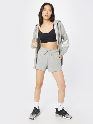 Nike Sportswear Zip-Up Hoodie in Grey