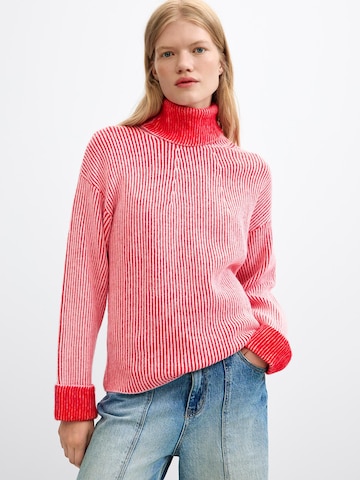 Pullover di Desigual in rosso: frontale