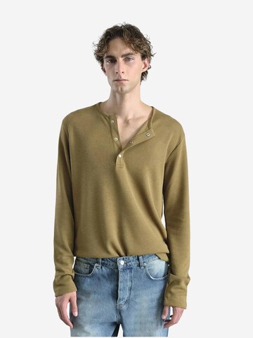 Giesto Shirt in Bruin: voorkant