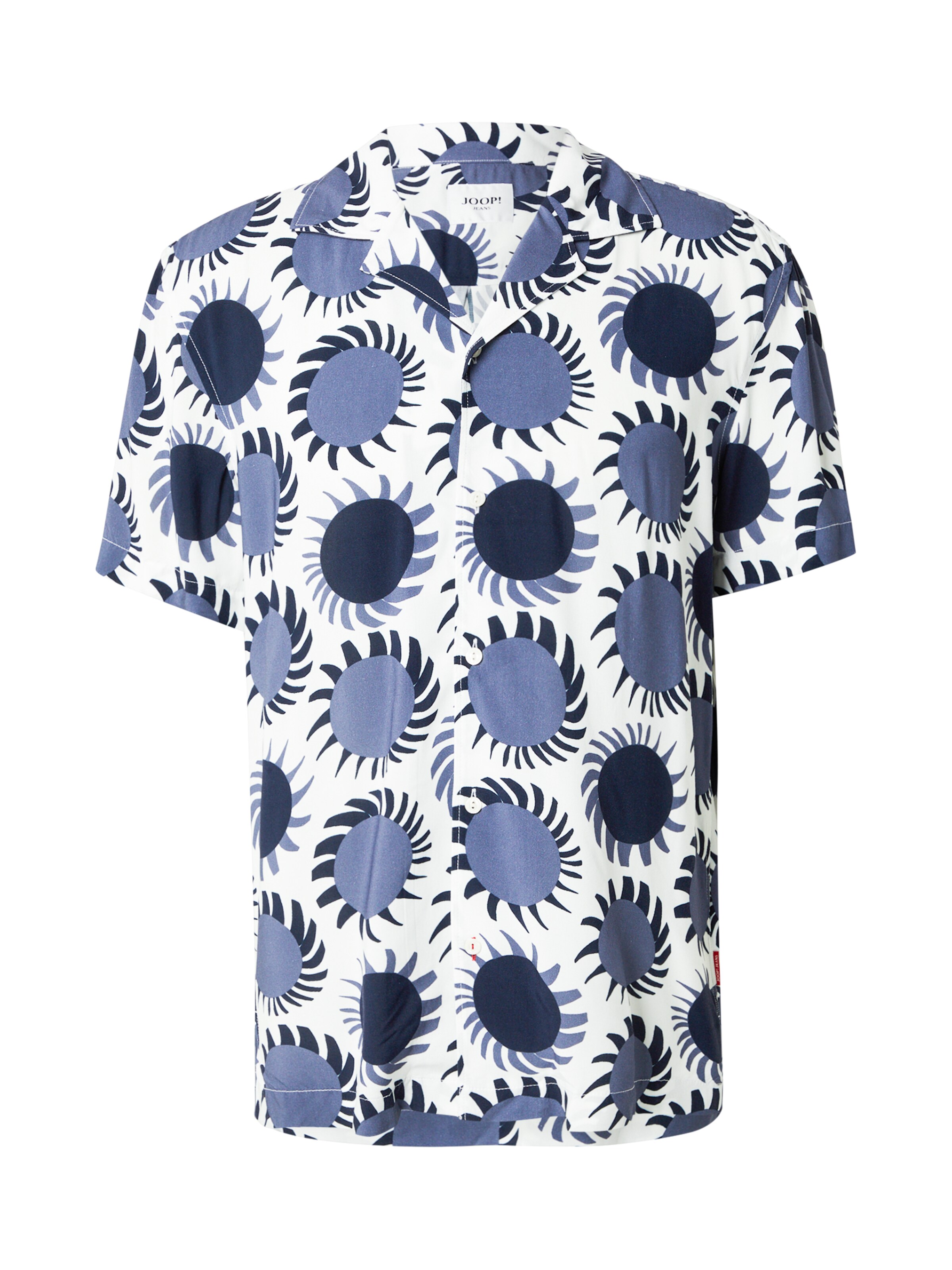 JOOP! Jeans Regular Fit Paita 'Hanes' värissä valkoinen: etupuoli