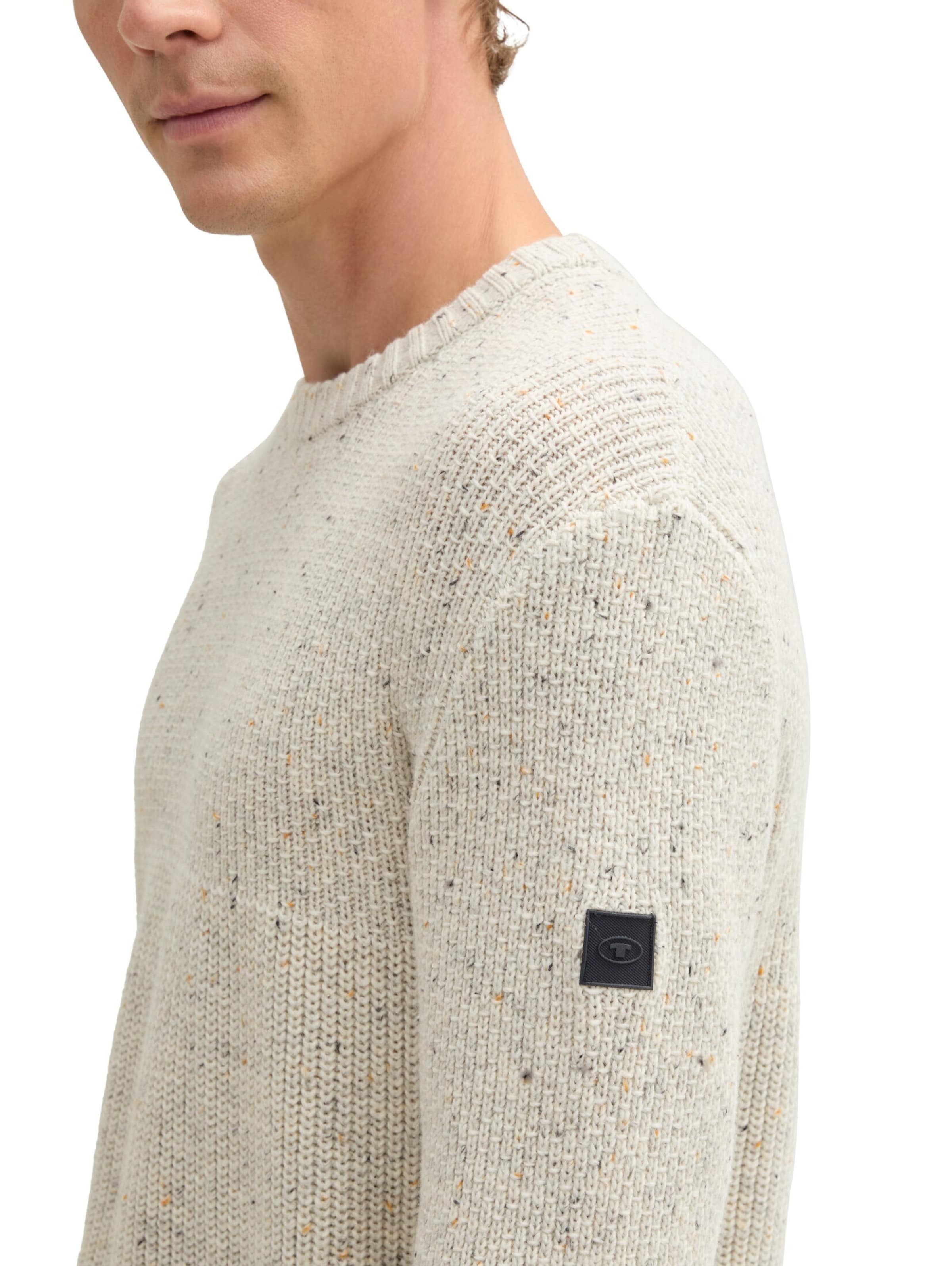 TOM TAILOR Pullover in Beige