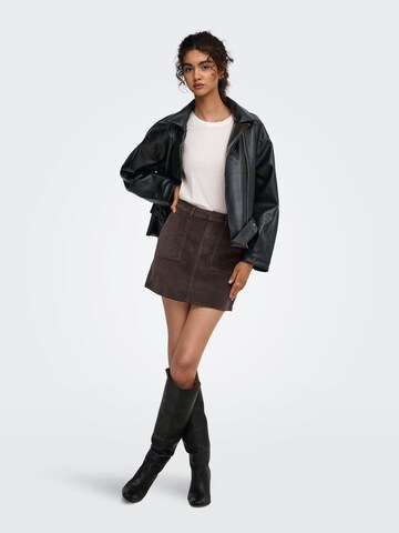 ONLY Skirt 'ONLAmazing' in Brown