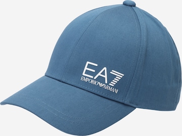 Casquette EA7 Emporio Armani en bleu : devant