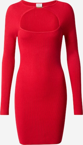 Abercrombie & Fitch Sukienka w kolorze czerwony: przód