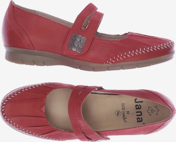 JANA Flats & Loafers in 39 in Red: front