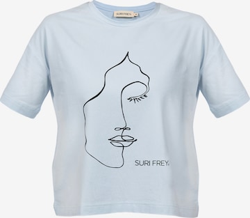 Suri Frey T-Shirt ' Freyday ' in Blau: predná strana