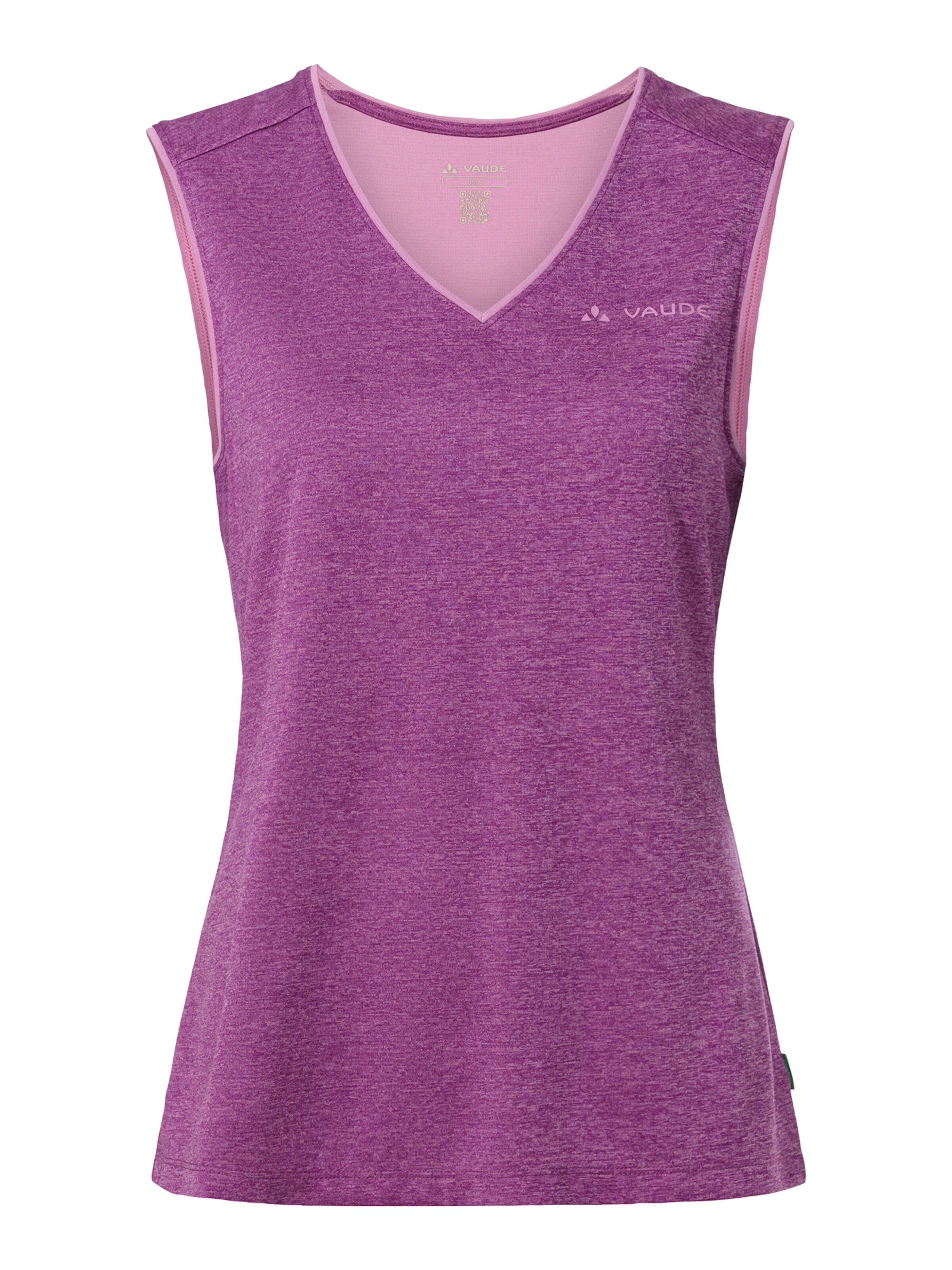 VAUDE Sporttop 'Essential' in Lila: voorkant