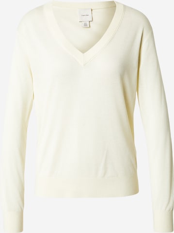 Calvin Klein Pulóver - fehér: elől