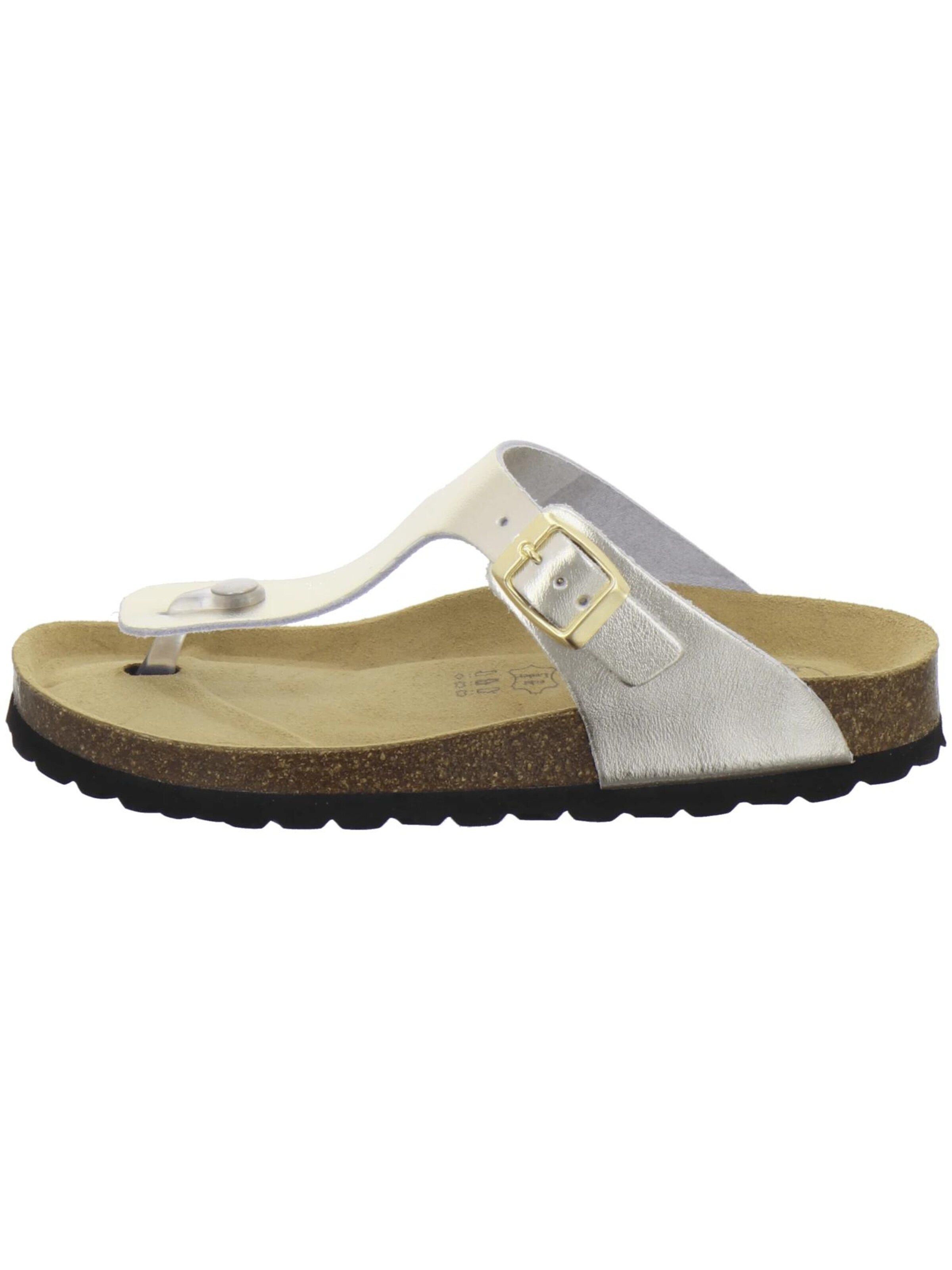 Sandales 'Zehensteg Sandalen Damen gold' AFS-Schuhe en or