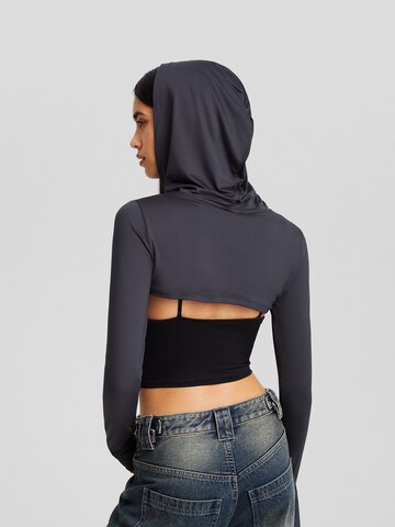 Bershka Shirt in Grau