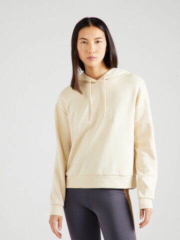 ONLY PLAY Athletic Sweatshirt in Beige: front