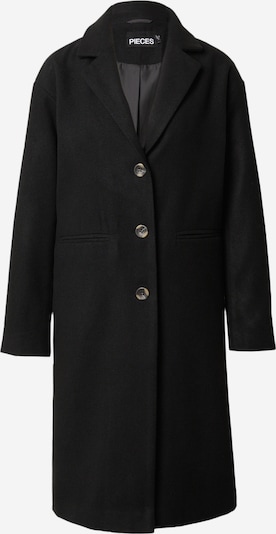 PIECES Between-seasons coat 'ALICIA' in Black, Item view