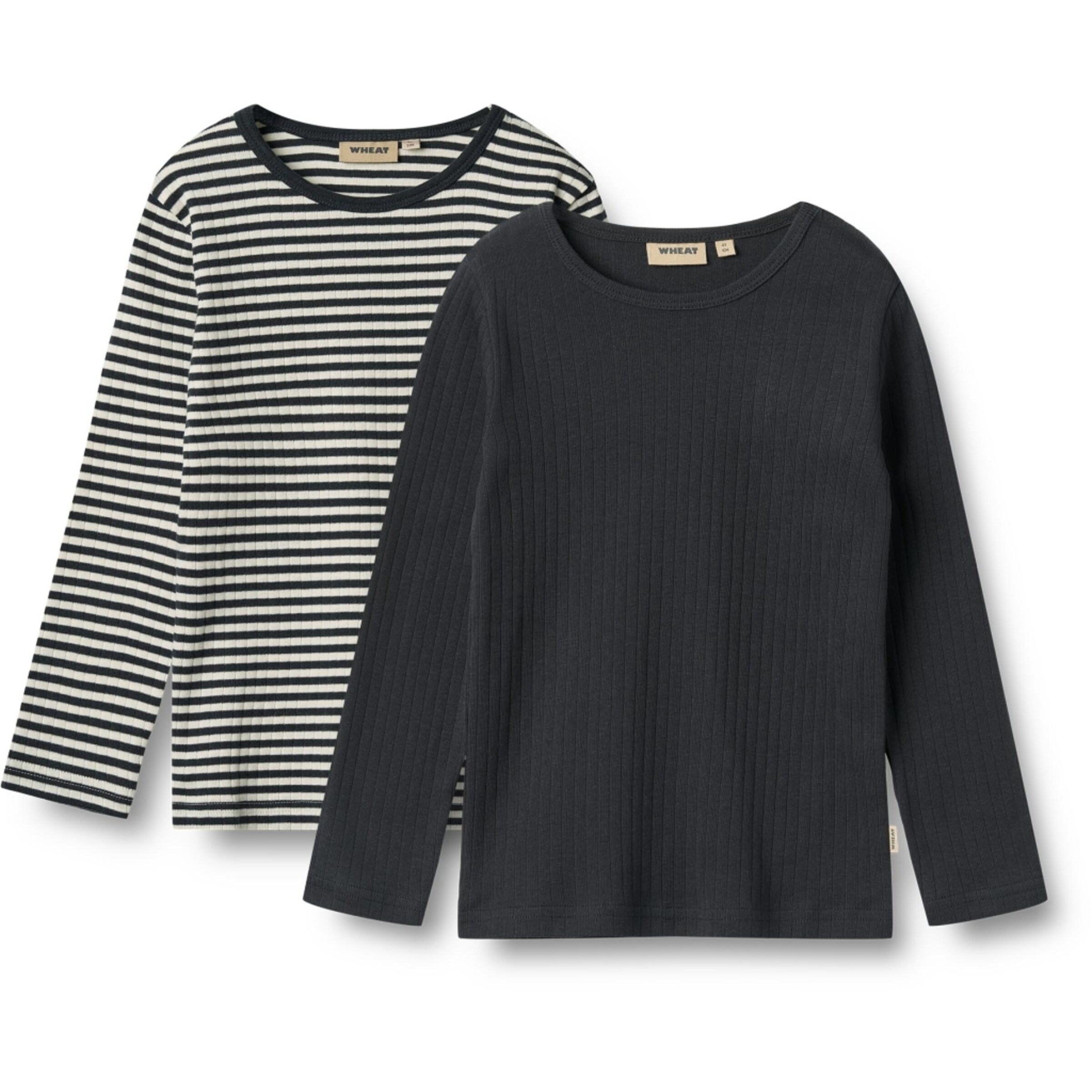 WHEAT Shirt in Zwart: voorkant