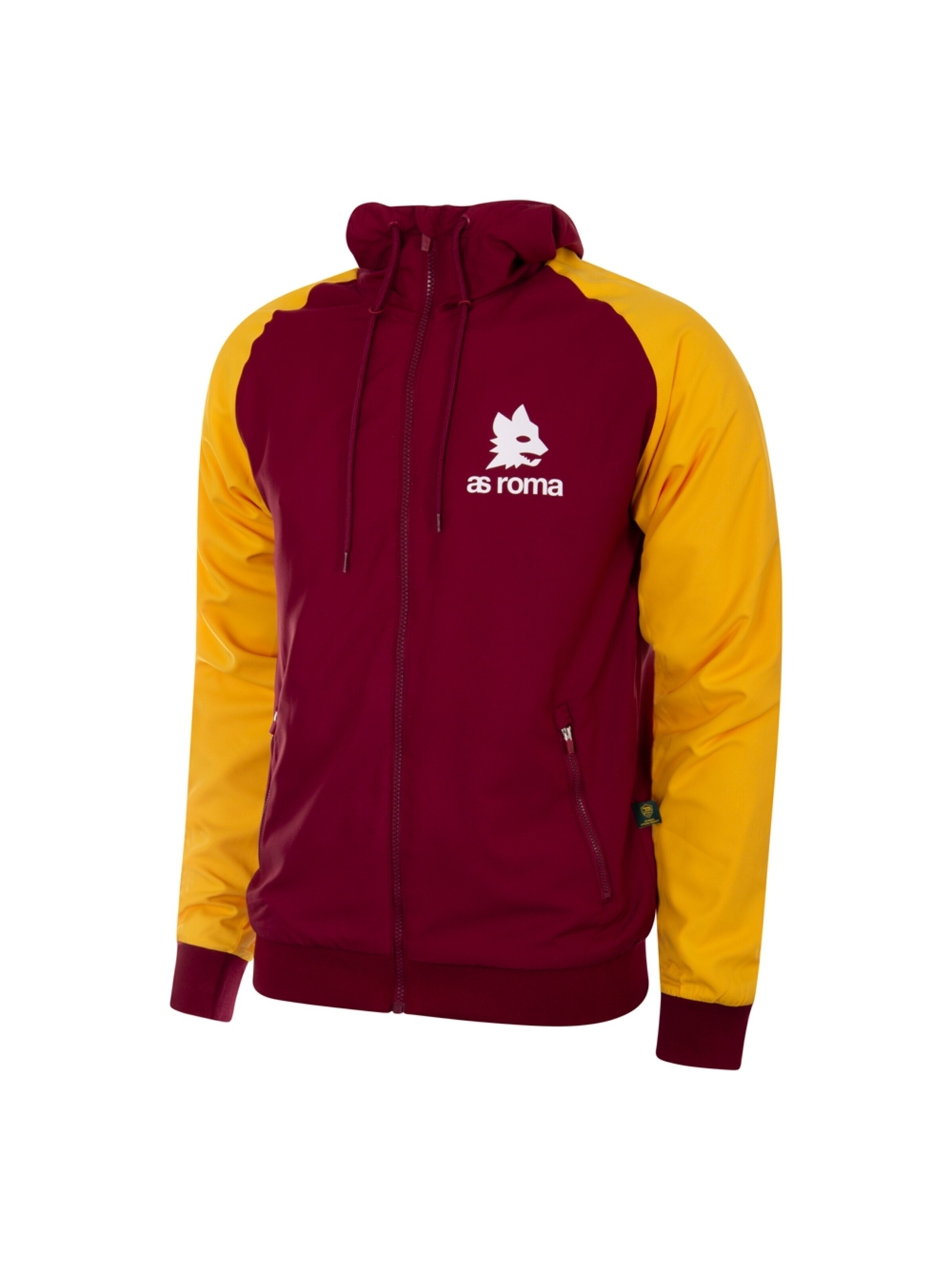 COPA FOOTBALL Sportjas 'AS Roma 1987 - 89 Retro Voetbal Windrunner' in XS in de kleur Rood, Productweergave