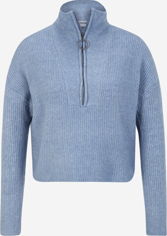Noisy May Petite Sweater 'ALICE' in Blue: front
