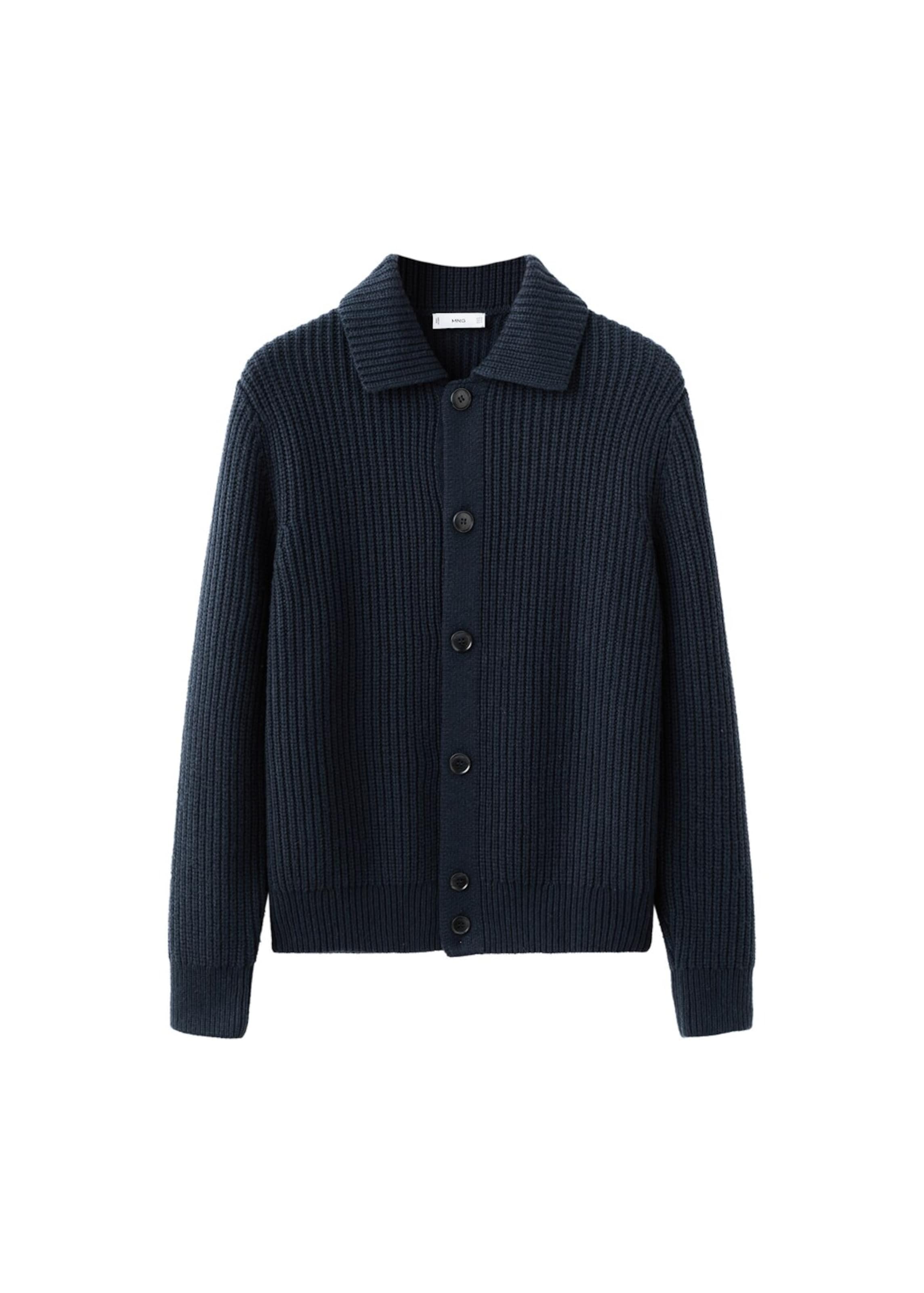 MANGO MAN Knit Cardigan in Royal blue, Item view