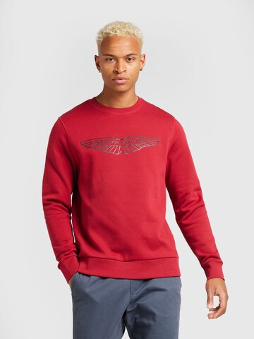 Hackett London Свитшот в Красный: спереди