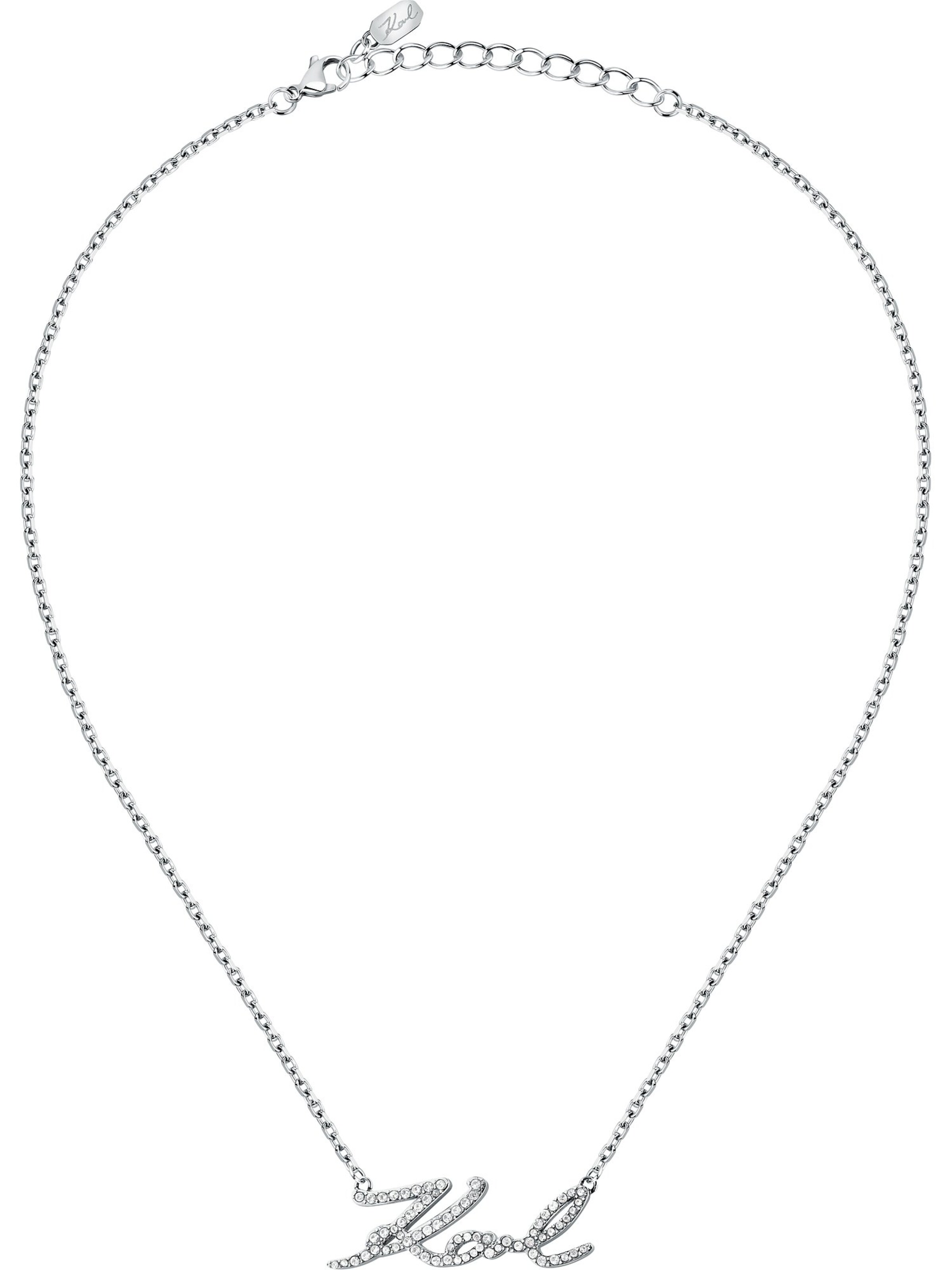 Karl Lagerfeld Necklace in Silver: front