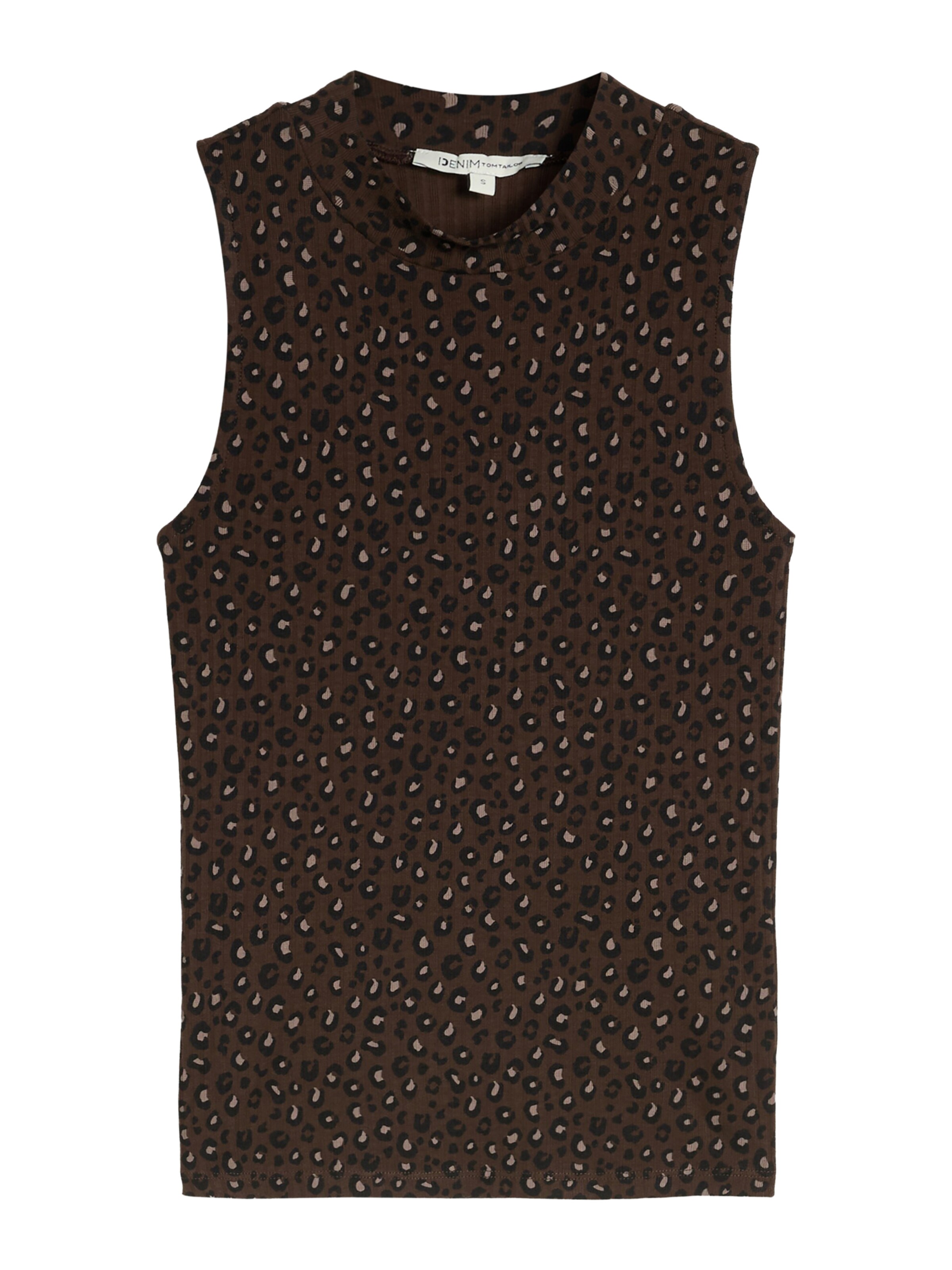 TOM TAILOR DENIM Top in Braun: Vorderseite