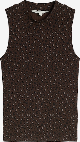 TOM TAILOR DENIM Top in Braun: Vorderseite