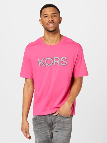T-Shirt Michael Kors en violet : devant