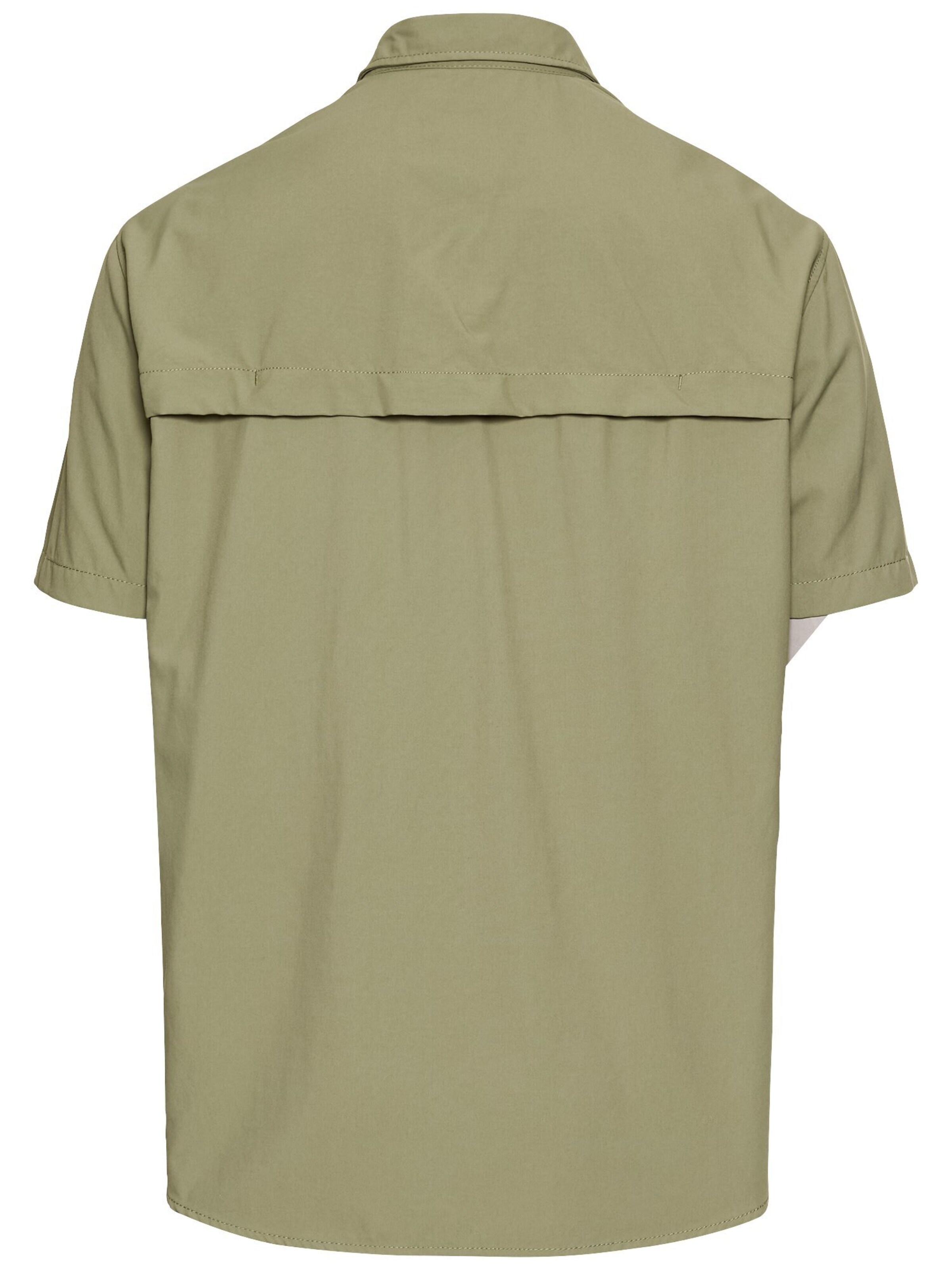 CAMEL ACTIVE Regular Fit Kurzarmhemd mit Cooling Effekt in Grün