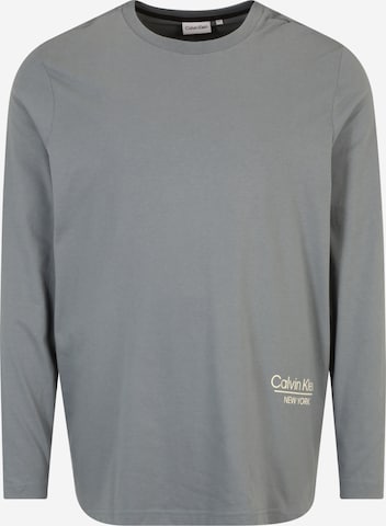 Calvin Klein Big & Tall Bluser & t-shirts 'NEW YORK' i grå: forside