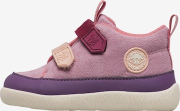 Baskets 'YOMPY HIGH VL.' NATURINO en violet : devant